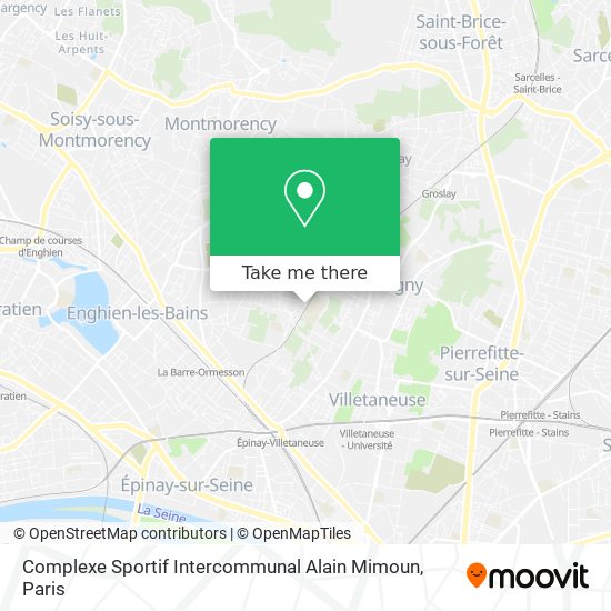 Complexe Sportif Intercommunal Alain Mimoun map