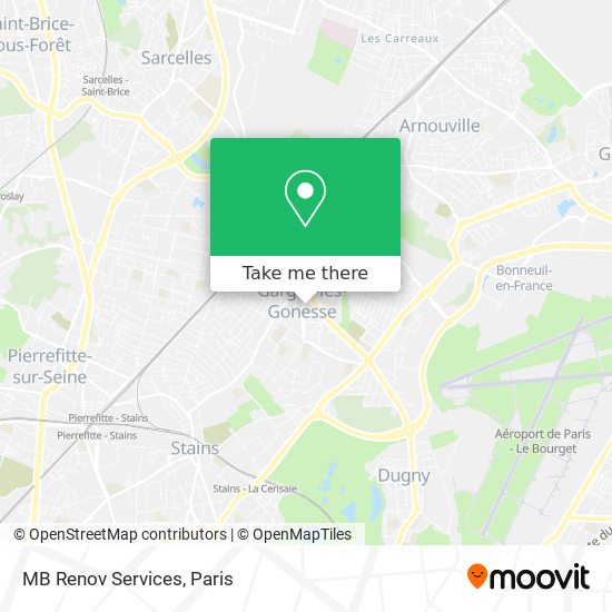 MB Renov Services map