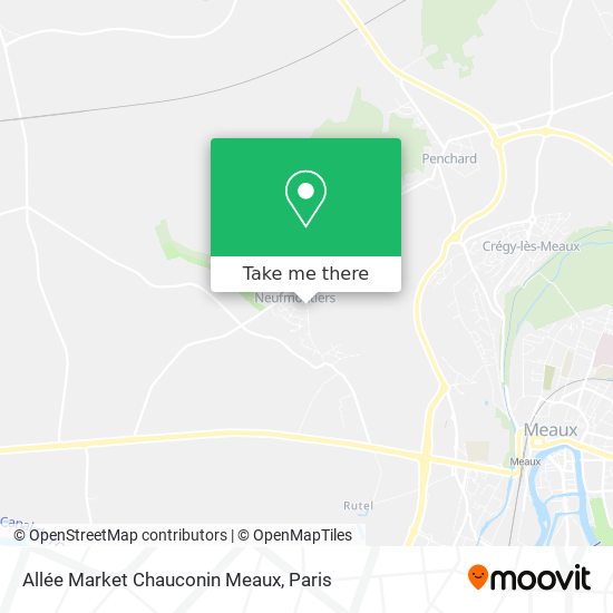 Allée Market Chauconin Meaux map