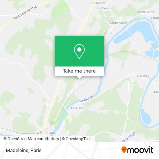 Mapa Madeleine