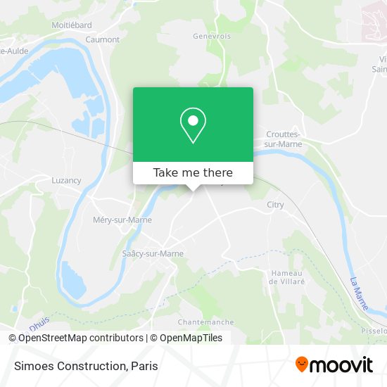 Simoes Construction map