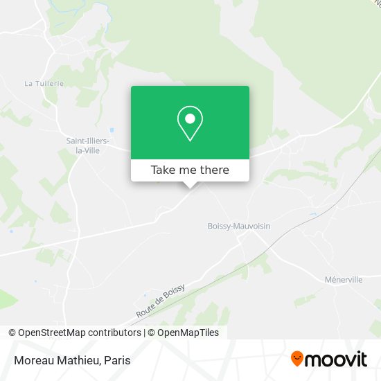 Mapa Moreau Mathieu