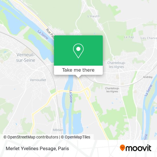 Merlet Yvelines Pesage map