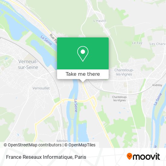 France Reseaux Informatique map