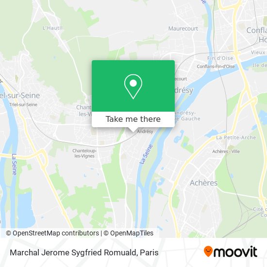 Marchal Jerome Sygfried Romuald map