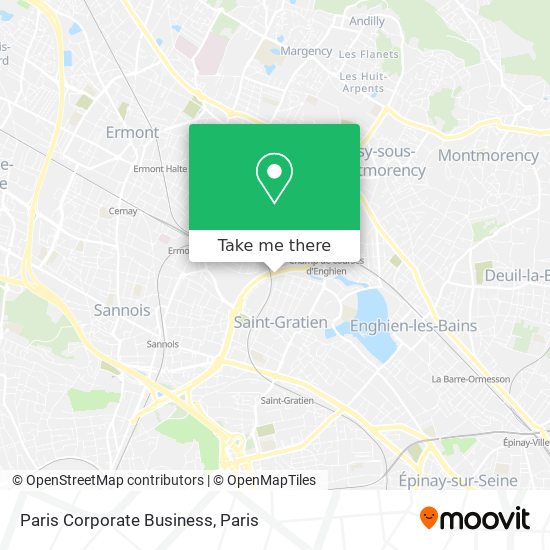 Paris Corporate Business map