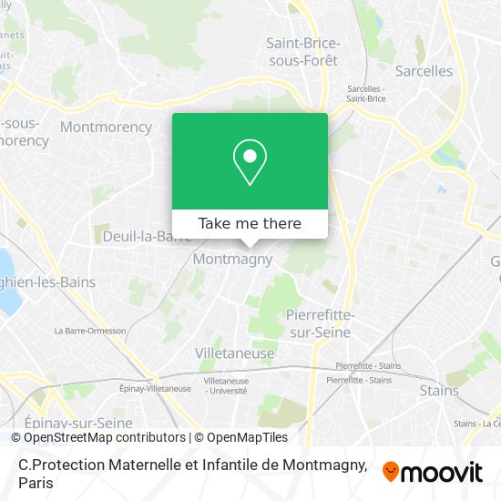 Mapa C.Protection Maternelle et Infantile de Montmagny