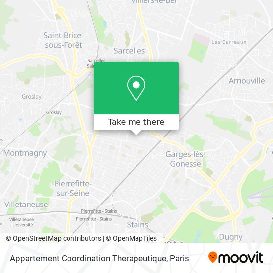 Appartement Coordination Therapeutique map