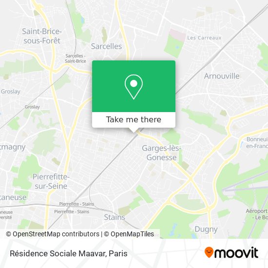 Résidence Sociale Maavar map