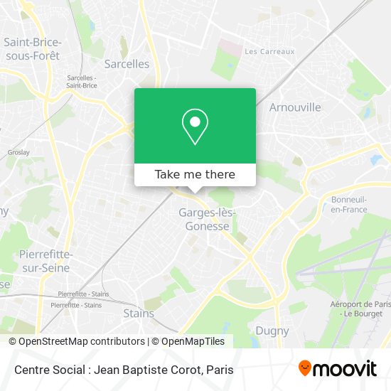 Mapa Centre Social : Jean Baptiste Corot