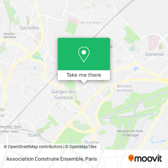 Association Construire Ensemble map
