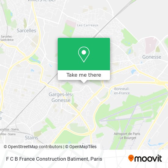 F C B France Construction Batiment map