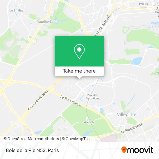 Mapa Bois de la Pie N53