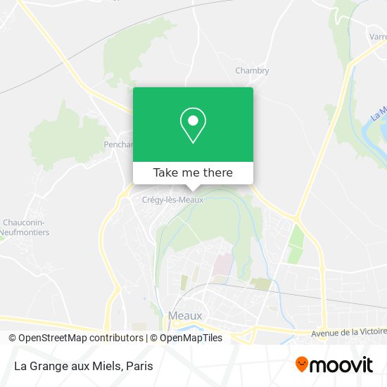 Mapa La Grange aux Miels