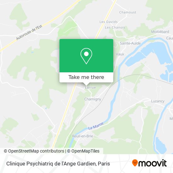 Clinique Psychiatriq de l'Ange Gardien map