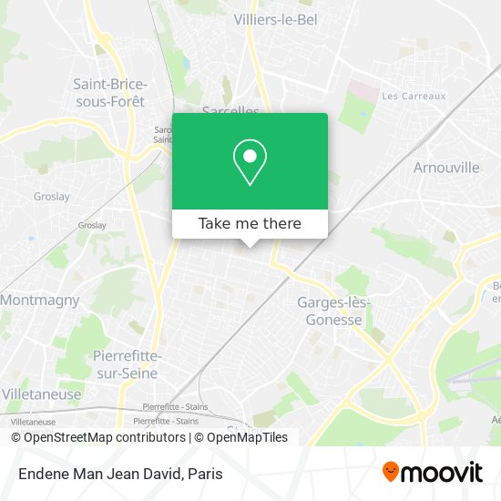 Endene Man Jean David map