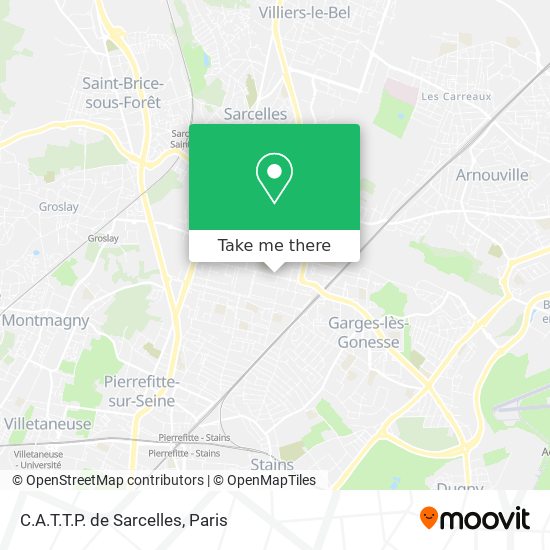 Mapa C.A.T.T.P. de Sarcelles