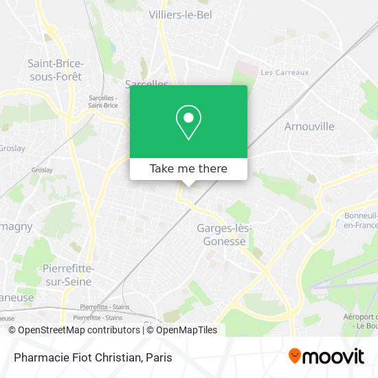 Pharmacie Fiot Christian map