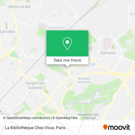 La Bibliothèque Chez Vous map