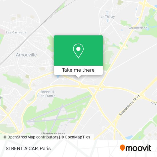 SI RENT A CAR map