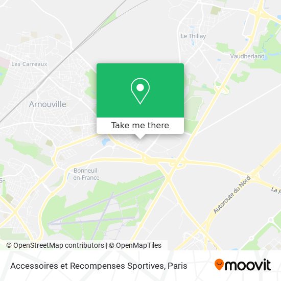 Accessoires et Recompenses Sportives map