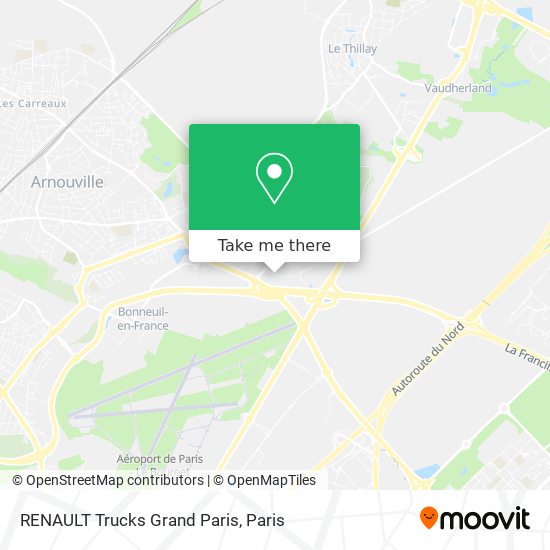 Mapa RENAULT Trucks Grand Paris