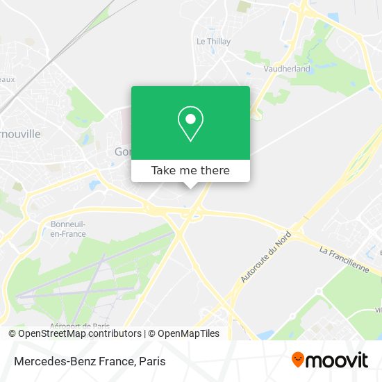 Mercedes-Benz France map