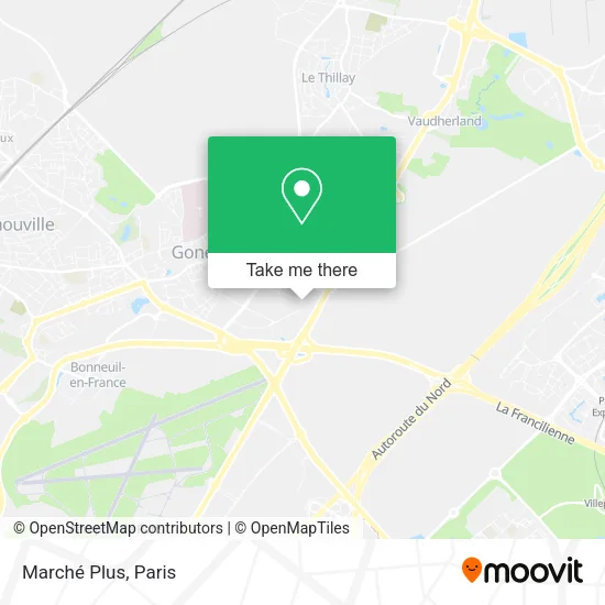 Marché Plus map