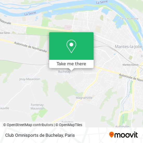 Club Omnisports de Buchelay map