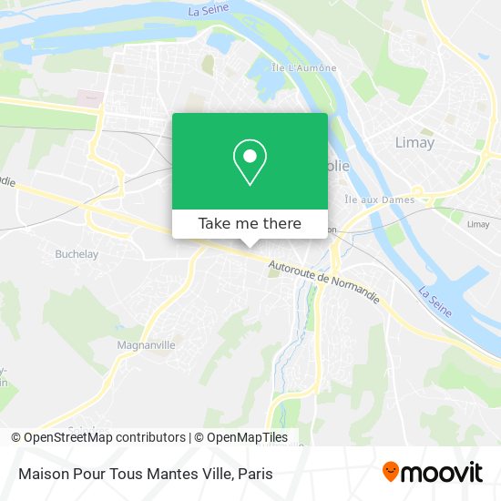 Maison Pour Tous Mantes Ville map