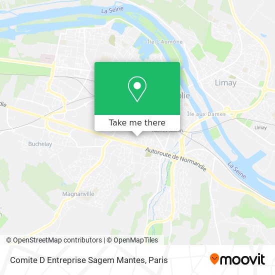 Comite D Entreprise Sagem Mantes map