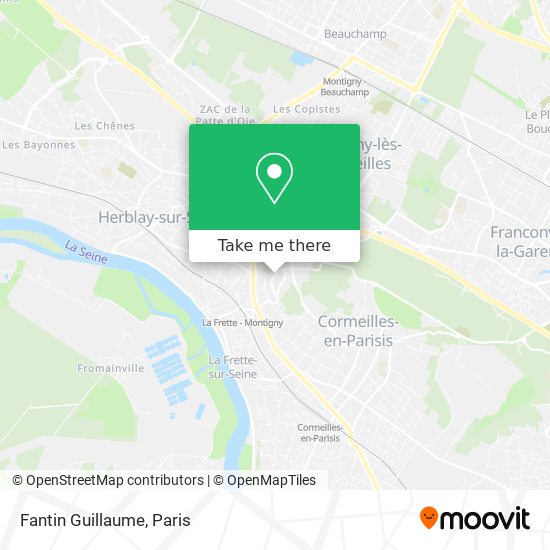 Mapa Fantin Guillaume