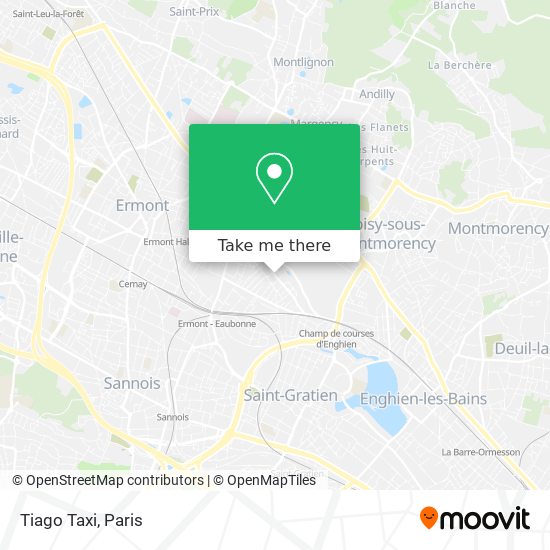 Mapa Tiago Taxi