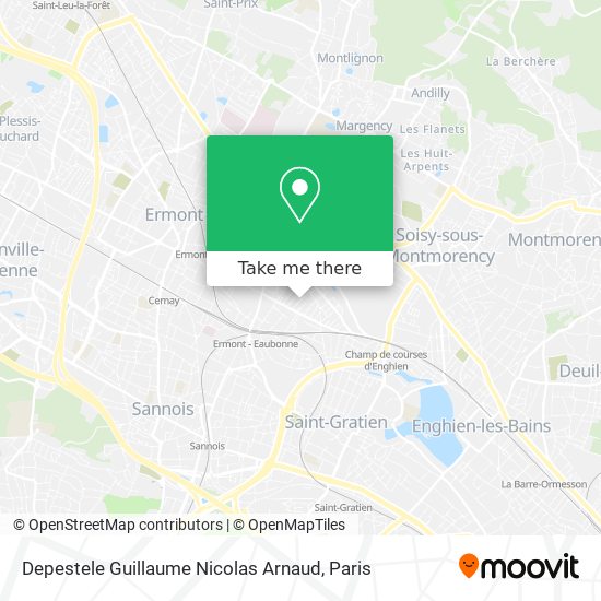 Mapa Depestele Guillaume Nicolas Arnaud