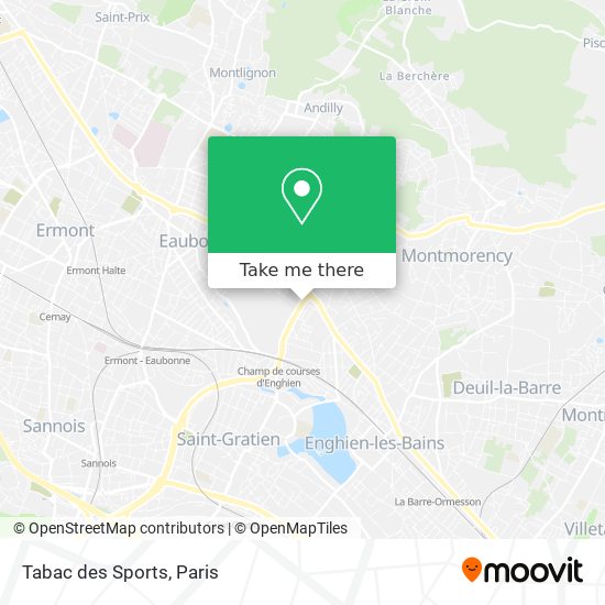 Tabac des Sports map
