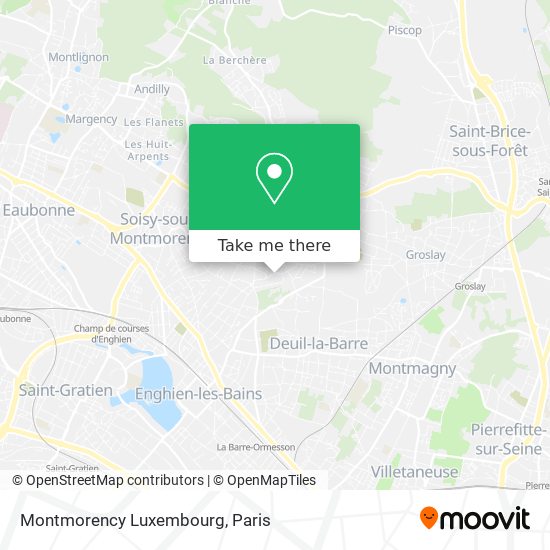 Montmorency Luxembourg map