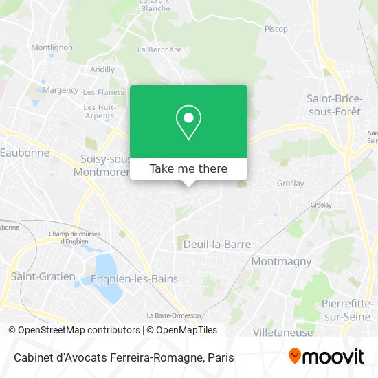 Mapa Cabinet d'Avocats Ferreira-Romagne