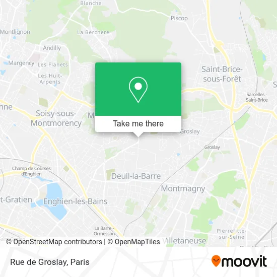 Rue de Groslay map
