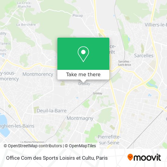 Mapa Office Com des Sports Loisirs et Cultu