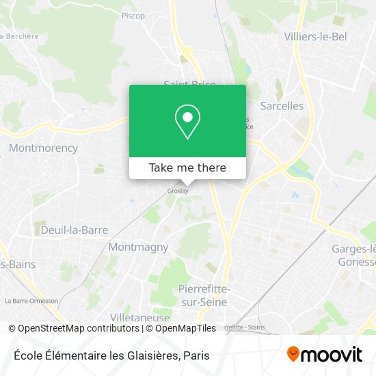 École Élémentaire les Glaisières map