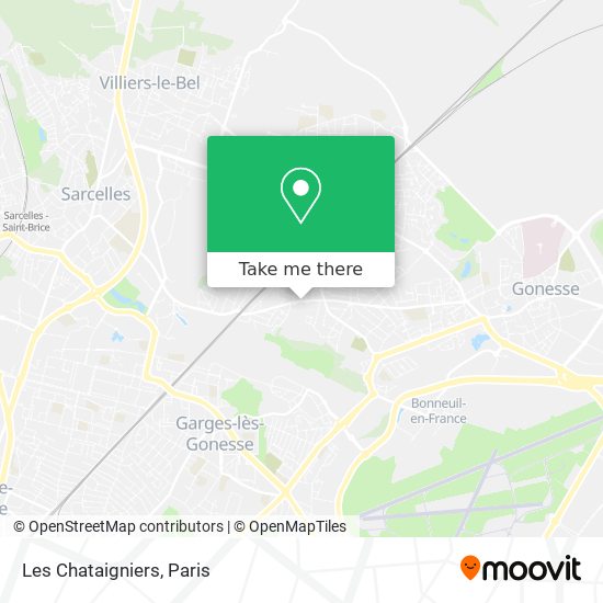 Les Chataigniers map