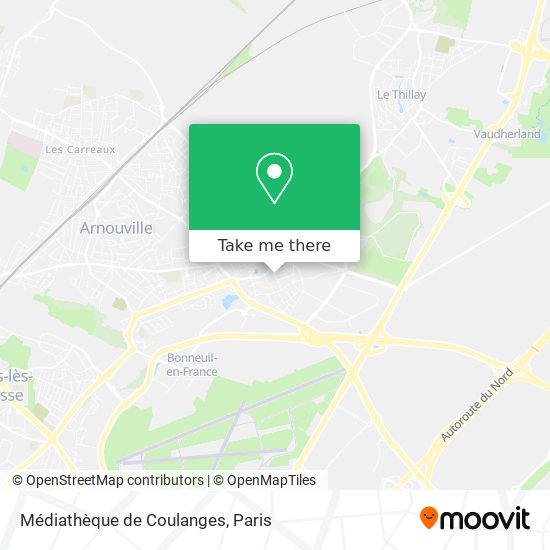Médiathèque de Coulanges map