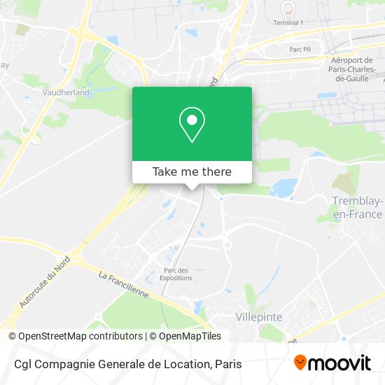 Mapa Cgl Compagnie Generale de Location