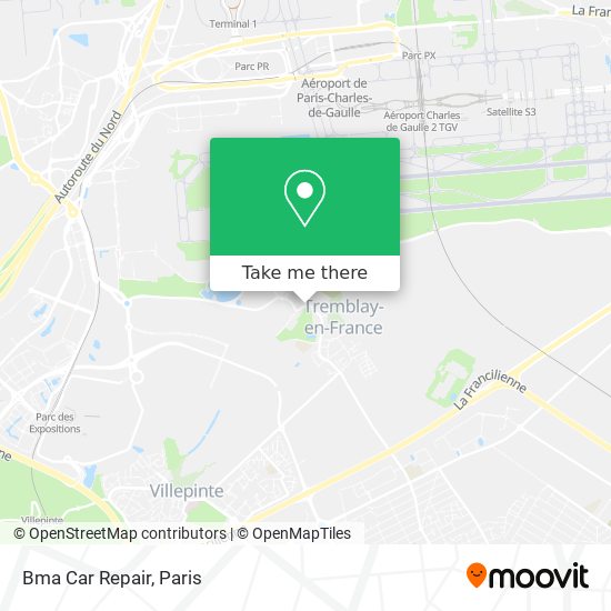 Bma Car Repair map