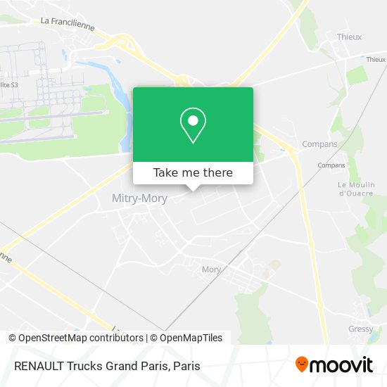 RENAULT Trucks Grand Paris map