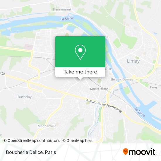 Mapa Boucherie Delice