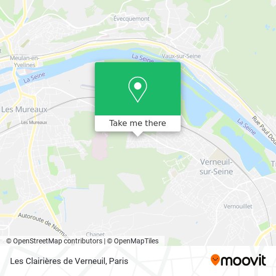Les Clairières de Verneuil map