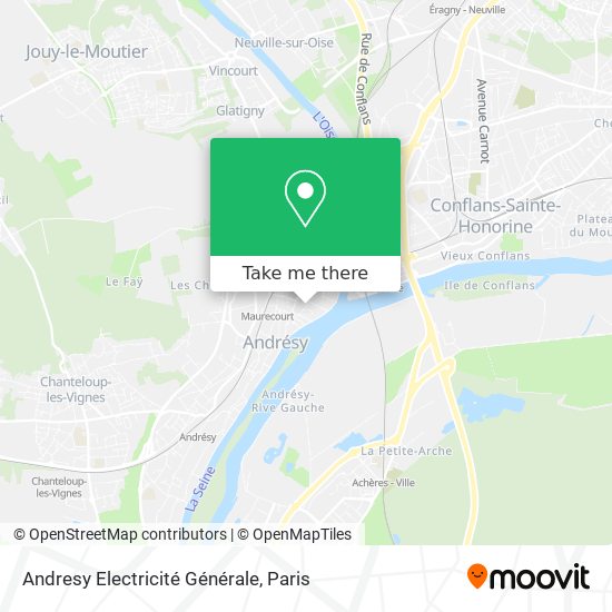 Andresy Electricité Générale map