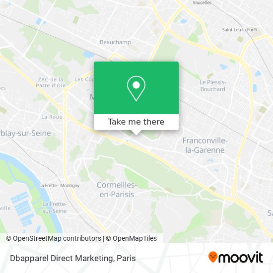 Dbapparel Direct Marketing map