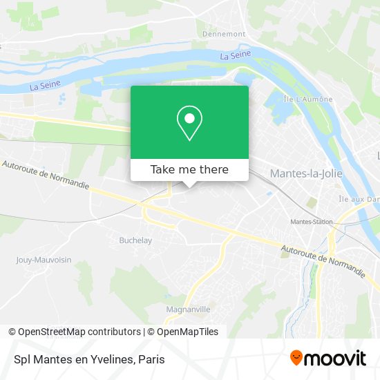 Spl Mantes en Yvelines map